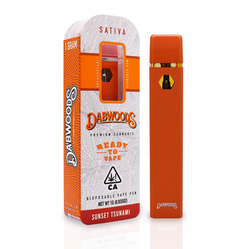 Dabwoods Disposable full gram vape - Sunset Tsunami