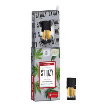 Vape Cartridge - STRAWBERRY COUGH 1G Original THC Pod - STIIIZY