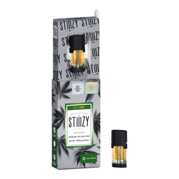 Vape Cartridge - JUICY MELON 1G 1:1 (CBD/THC) Original Pod - STIIIZY