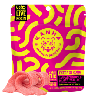 KANHA | Live Rosin Belts | Strawberry Lemonade | Indica | 4-pack