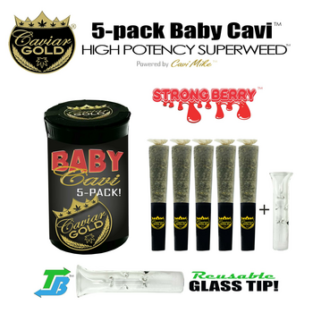 Caviar Gold l Baby Cavi l Strongberry l 2.5g 5pk