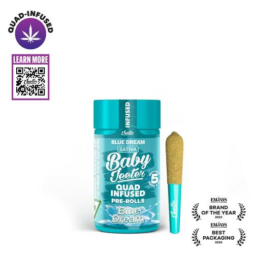 Jeeter | Blue Dream | Quad-Infused Minis | 0.5g each | 5pk