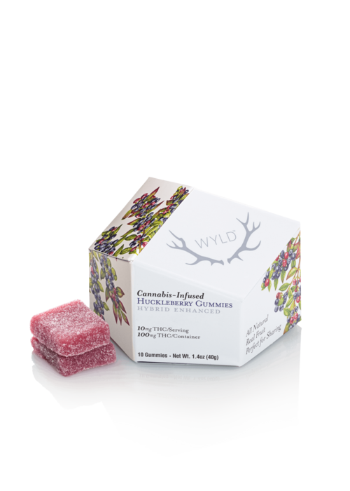 Huckleberry Hybrid Enhanced Gummies | 100mg | 10ct | 10mg/ea