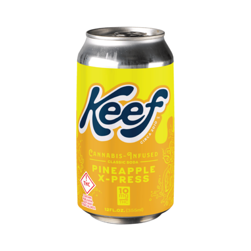 Keef Classic Soda Pineapple X-Press | Carbonated | 10mg | 12fl oz