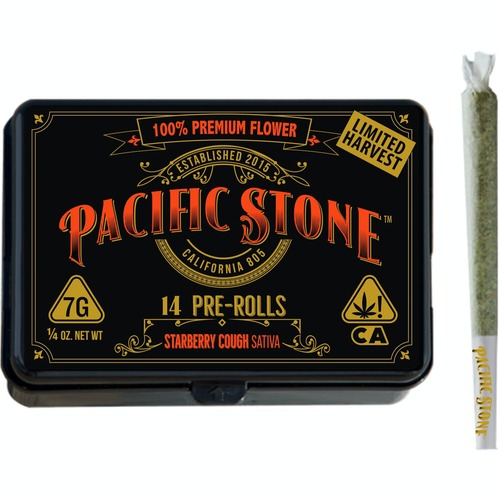 Pacific Stone | Starberry Cough | Pre-Rolls | 0.5g each | 14pk