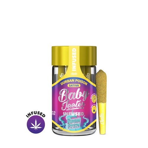 Jeeter | Durban Poison | Baby Infused Minis | 0.5g each | 5pk