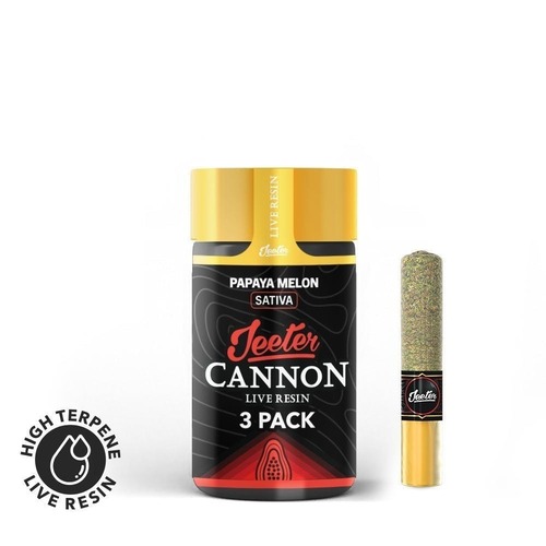Papaya Melon | Live Resin Cannons | Infused Minis | 0.5g each | 3pk